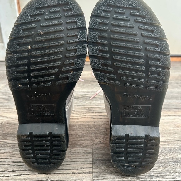 Rare Doc Dr Marten Pink Iridescent Crock Pascal 1460 Lace Up Boots 7 Womens - Picture 8 of 10